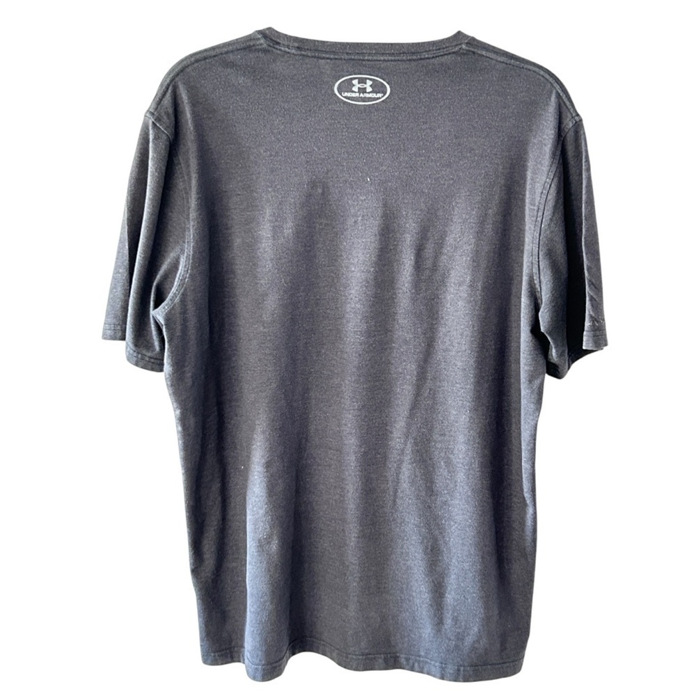 Under Armour Men's Short Sleeve T-Shirt Heather Gray Size L - Picture 4 of 9